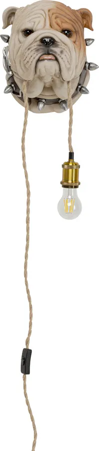 Lampa ścienna ANIMAL DOG HEAD - beżowy