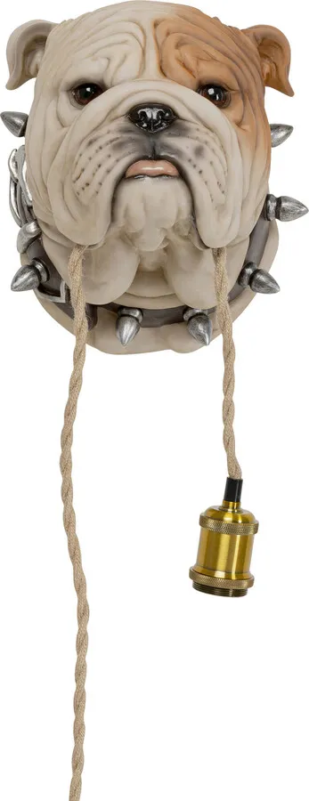 Lampa ścienna ANIMAL DOG HEAD - beżowy