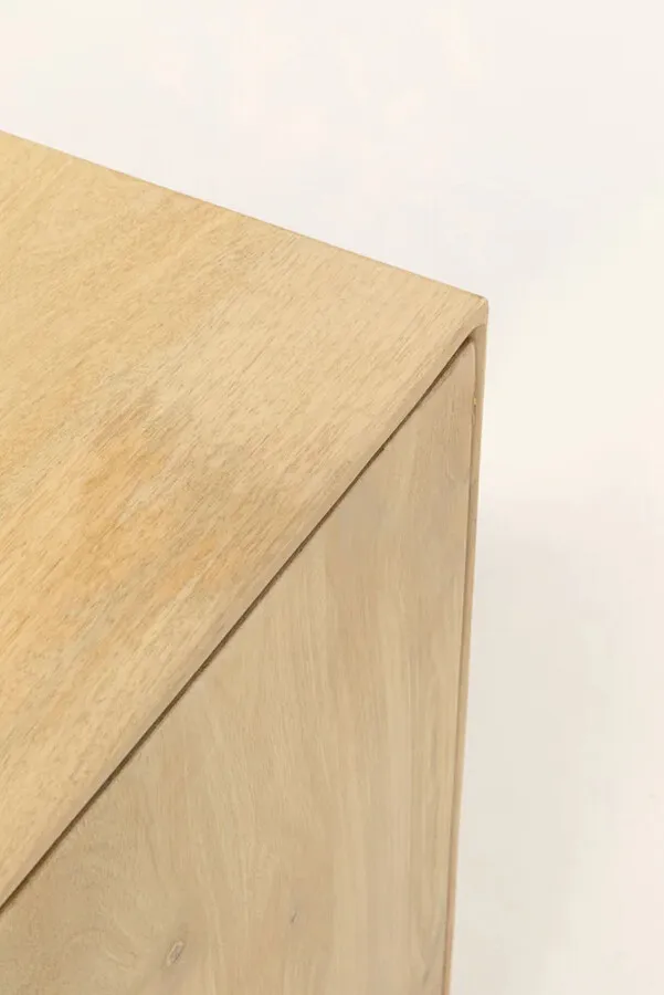 Komoda 4-drzwiowa MULINO - naturalny
