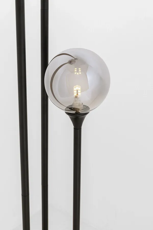Lampa podłogowa AL CAPONE TRE - czarny