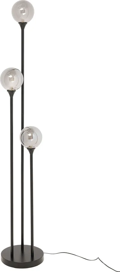 Lampa podłogowa AL CAPONE TRE - czarny