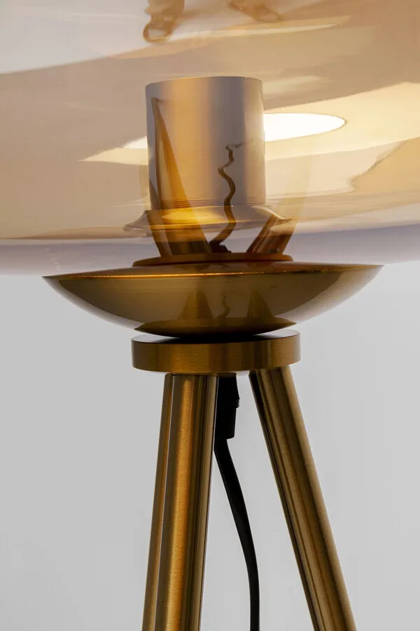 Lampa podłogowa SPHERE AMBER - złoty