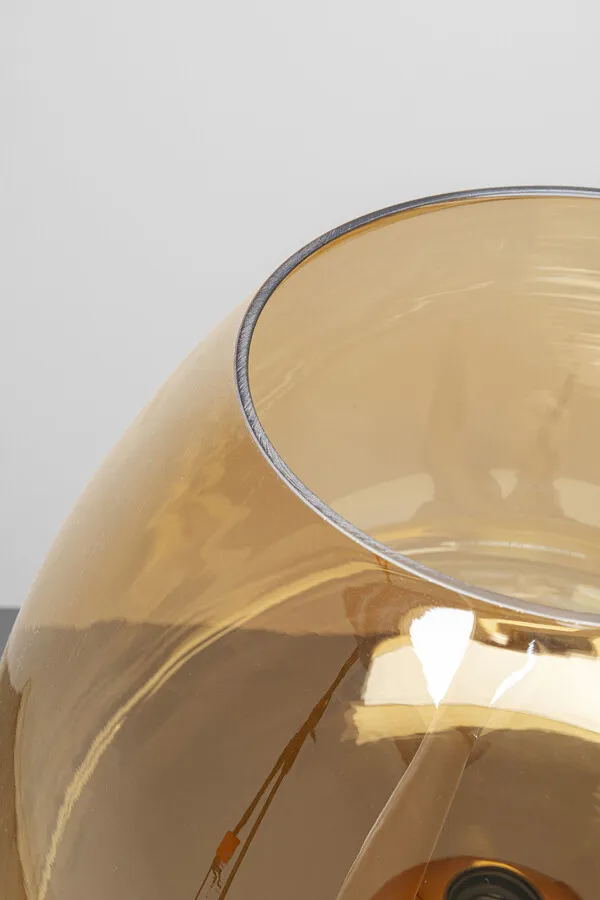 Lampa podłogowa SPHERE AMBER - złoty