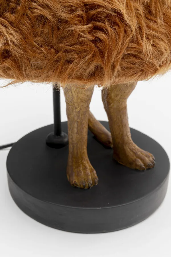 Lampa stołowa ANIMAL MEERKAT FUR - brązowy