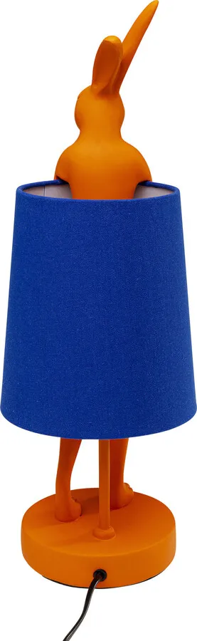 Lampa stołowa ANIMAL RABBIT 50 cm - pomarańczowy/niebieski