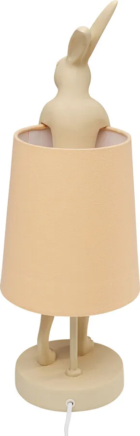 Lampa stołowa ANIMAL RABBIT 50 - kremowy/brzoskwiniowy