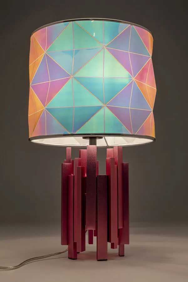 Lampa stołowa COACHELLA COLORE - wielokolorowy