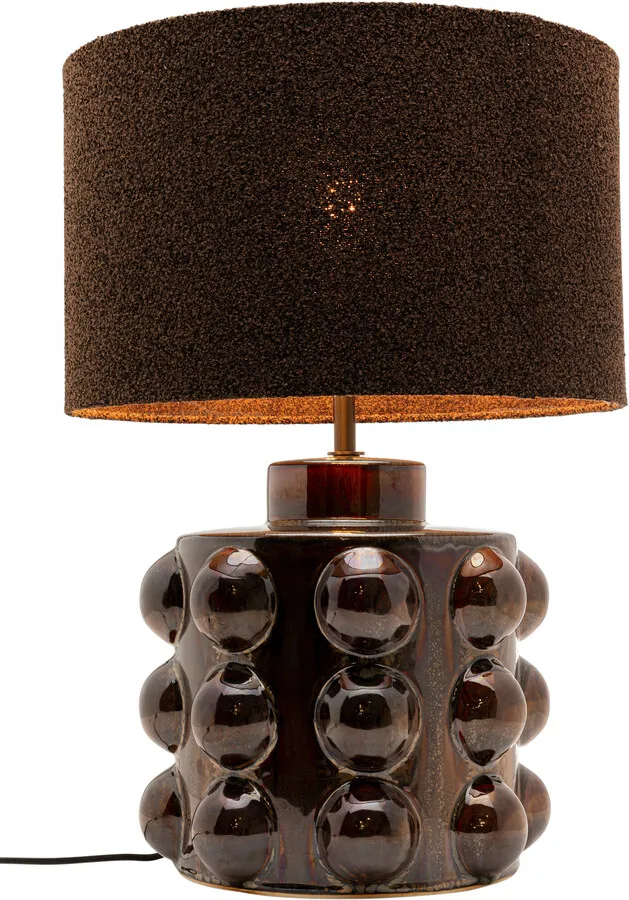 Lampa stołowa CALAMARO - brązowy