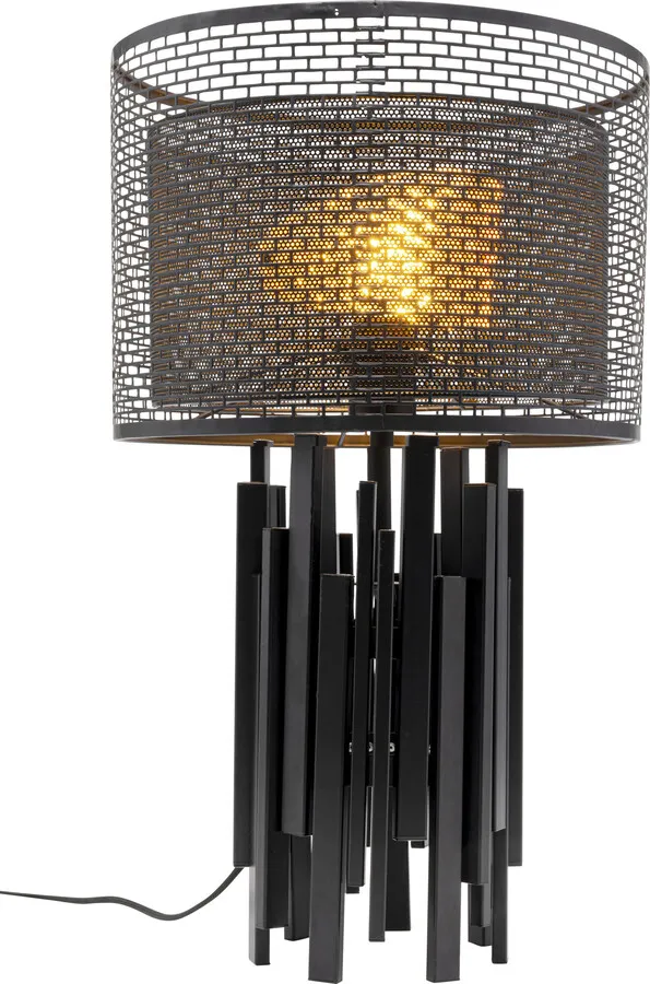 Lampa stołowa COACHELLA GLAM - czarny
