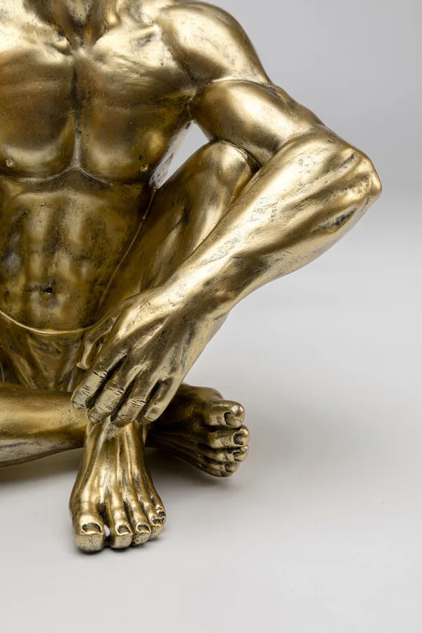 Lampa stołowa NUDE MAN SIT - złoty