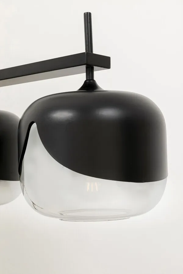 Lampa wisząca SMOKE GOBLET QUATTRO - czarny