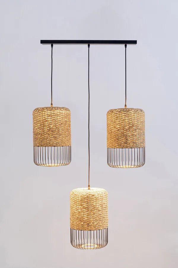 Lampa wisząca ALOHA DROP 142 cm - naturalny
