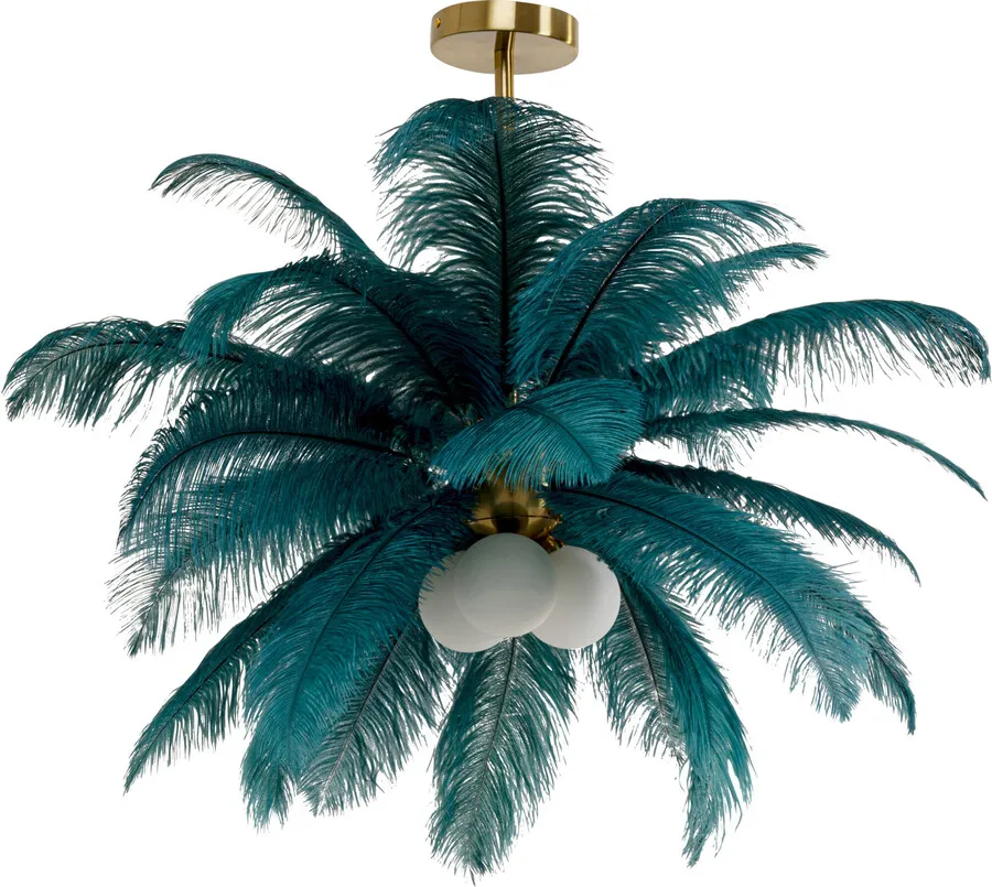 Lampa wisząca FEATHER PALM - zielony