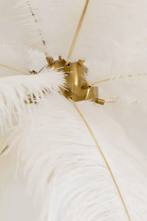 Lampa wisząca FEATHER PALM - biały