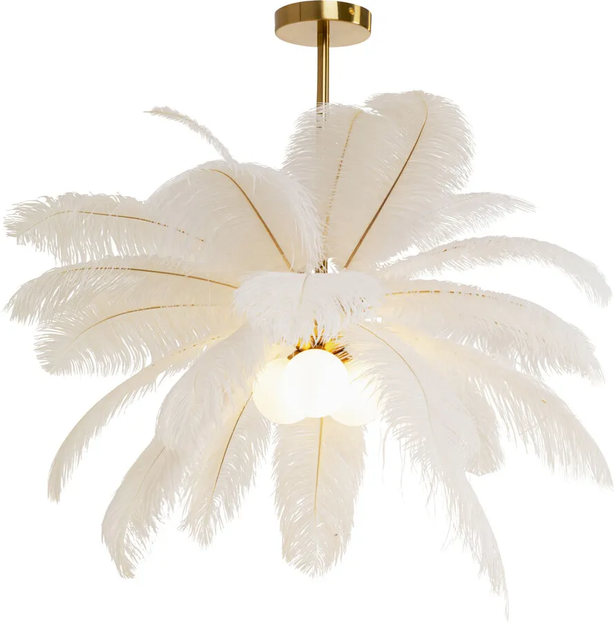 Lampa wisząca FEATHER PALM - biały