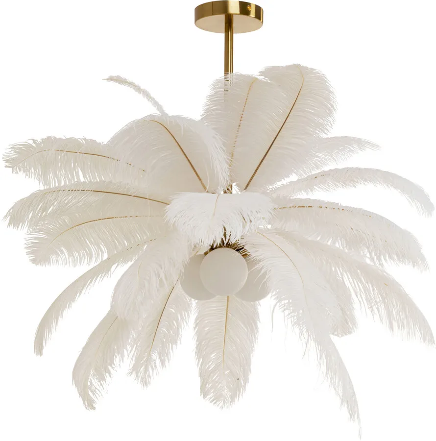 Lampa wisząca FEATHER PALM - biały