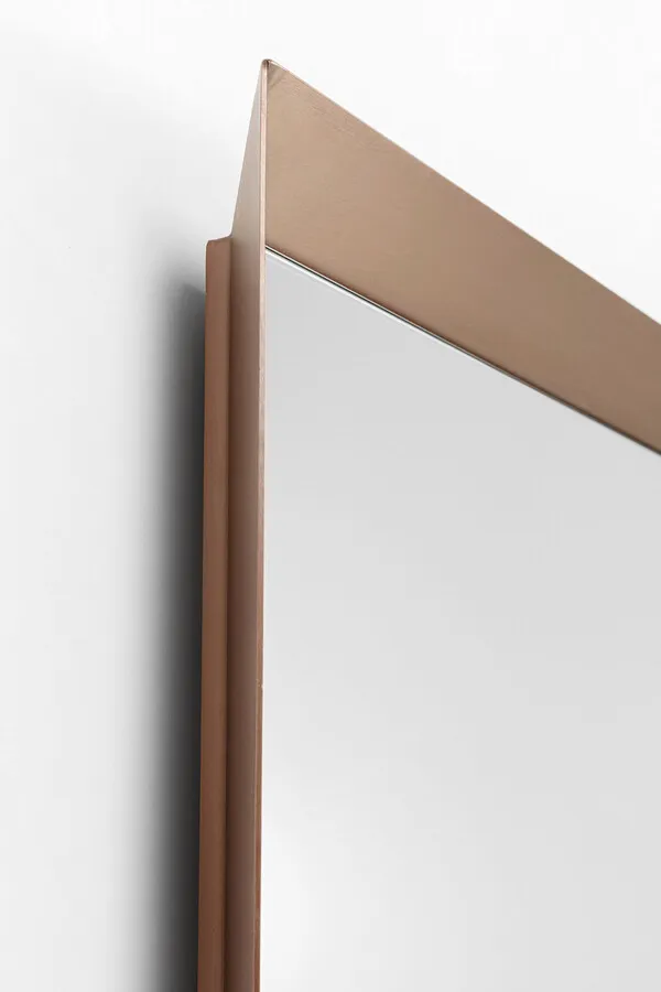 Lustro ścienne AREZZO COFFEE 80x120 - brązowy