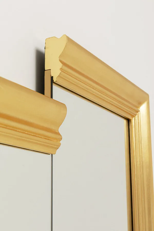 Lustro ścienne DOUBLE VISION 81x121 - złoty
