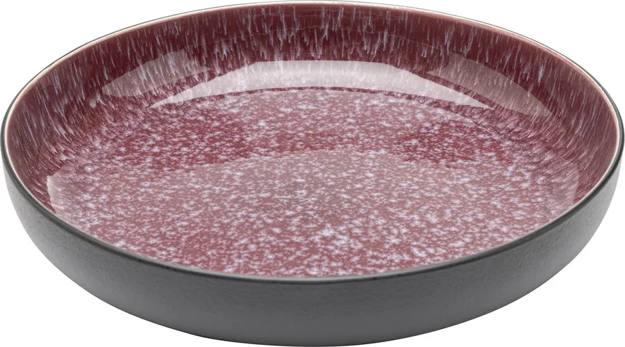 Miska ALISSA 23 cm 600 ml - czerwony/czarny