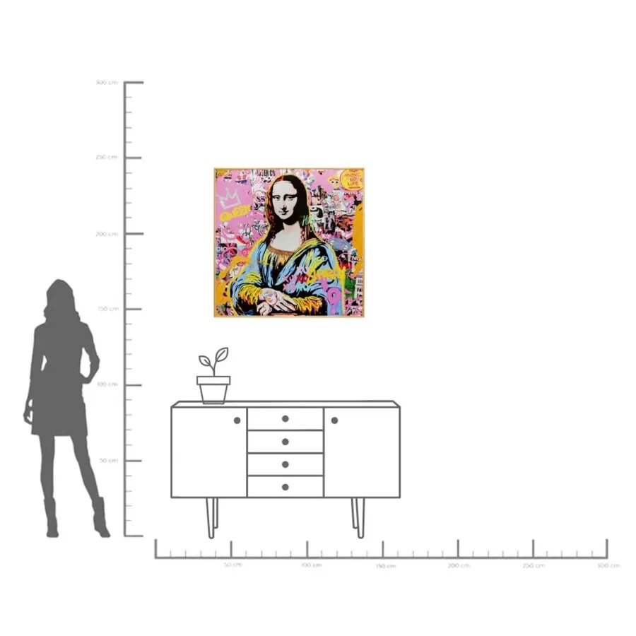 Obraz LA VIVA WOMAN 100x100