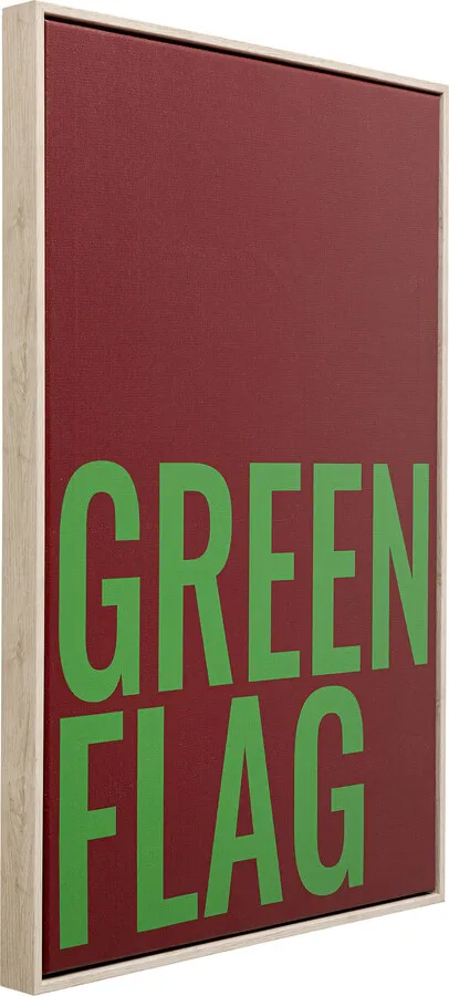 Obraz GREEN FLAG 40x60