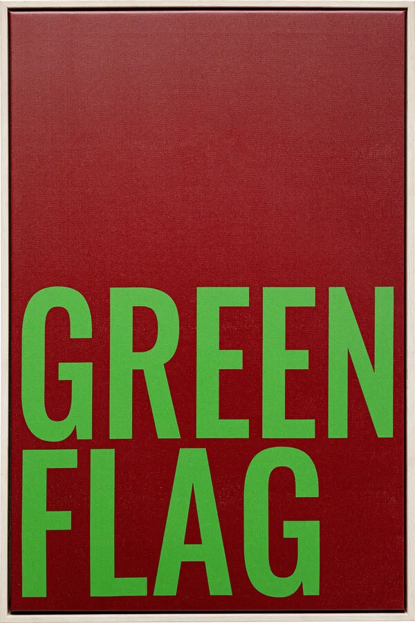 Obraz GREEN FLAG 40x60