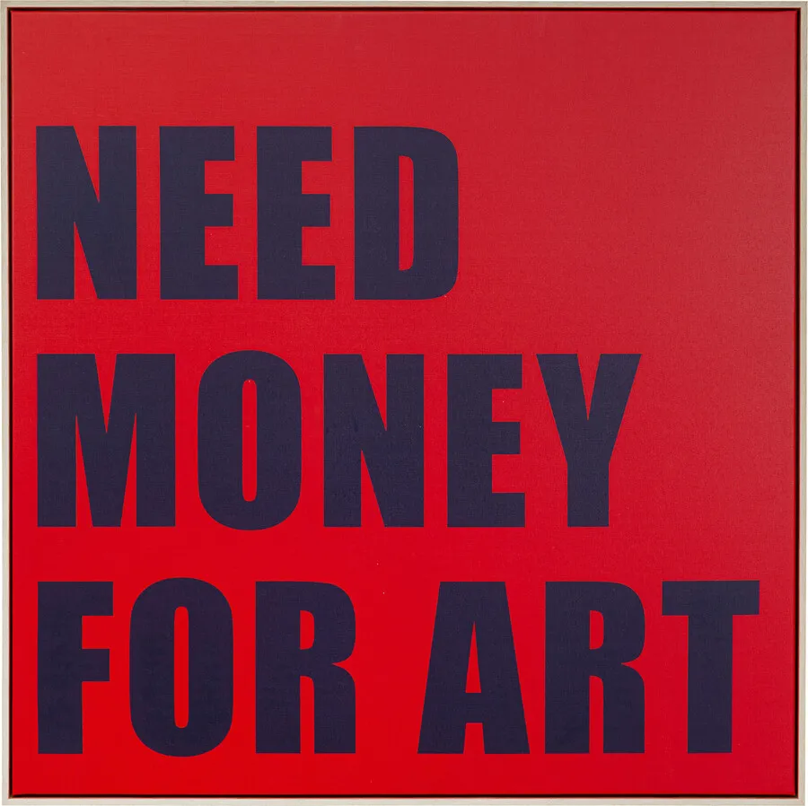 Obraz NEED MONEY 80x80