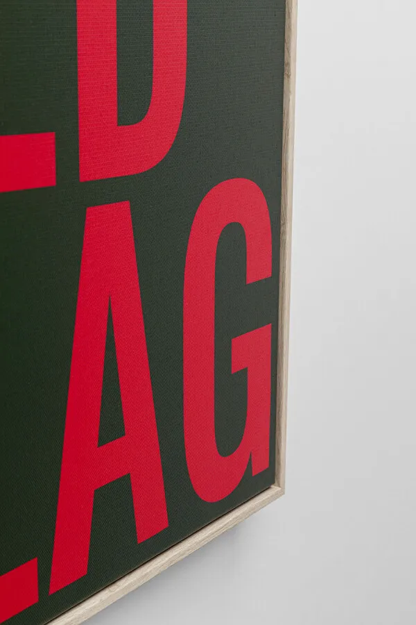 Obraz RED FLAG 40x60
