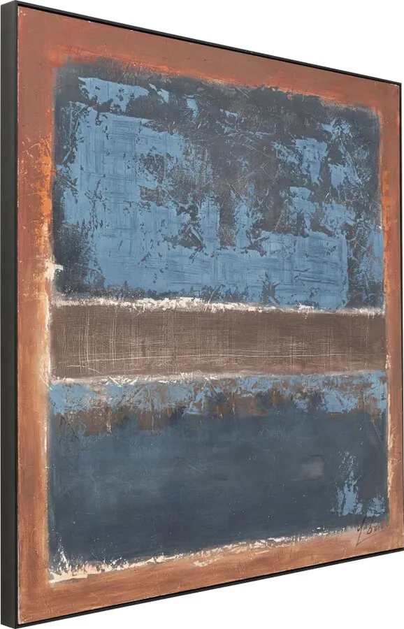 Obraz SILENCE BLUE 120x120