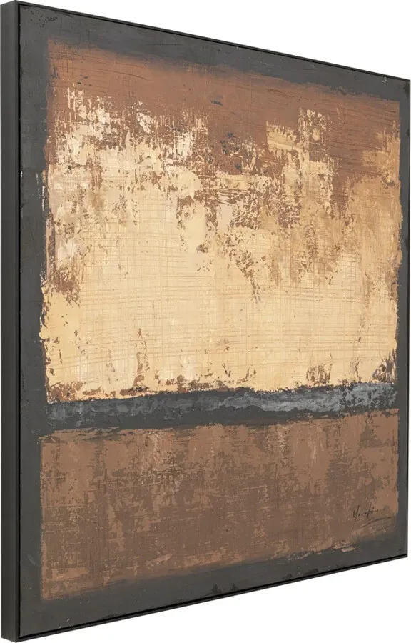 Obraz SILENCE BROWN 120x120