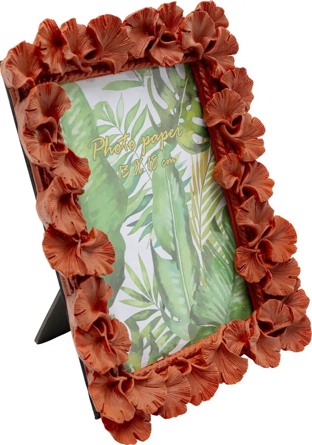 Ramka na zdjęcia GINKGO LEAF 13x18 - pomarańczowy