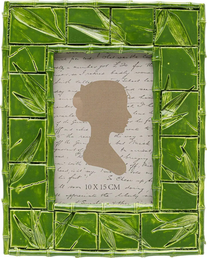 Ramka na zdjęcia LEAF 10x15 - zielony
