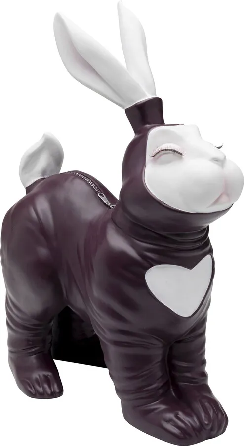 Skarbonka FETISH BUNNY STANDING - burgundowy