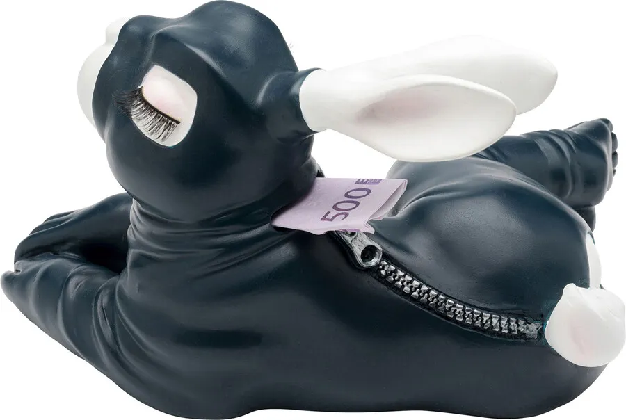 Skarbonka FETISH BUNNY - ciemny niebieski