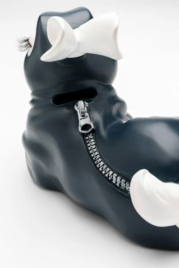 Skarbonka FETISH BUNNY - ciemny niebieski