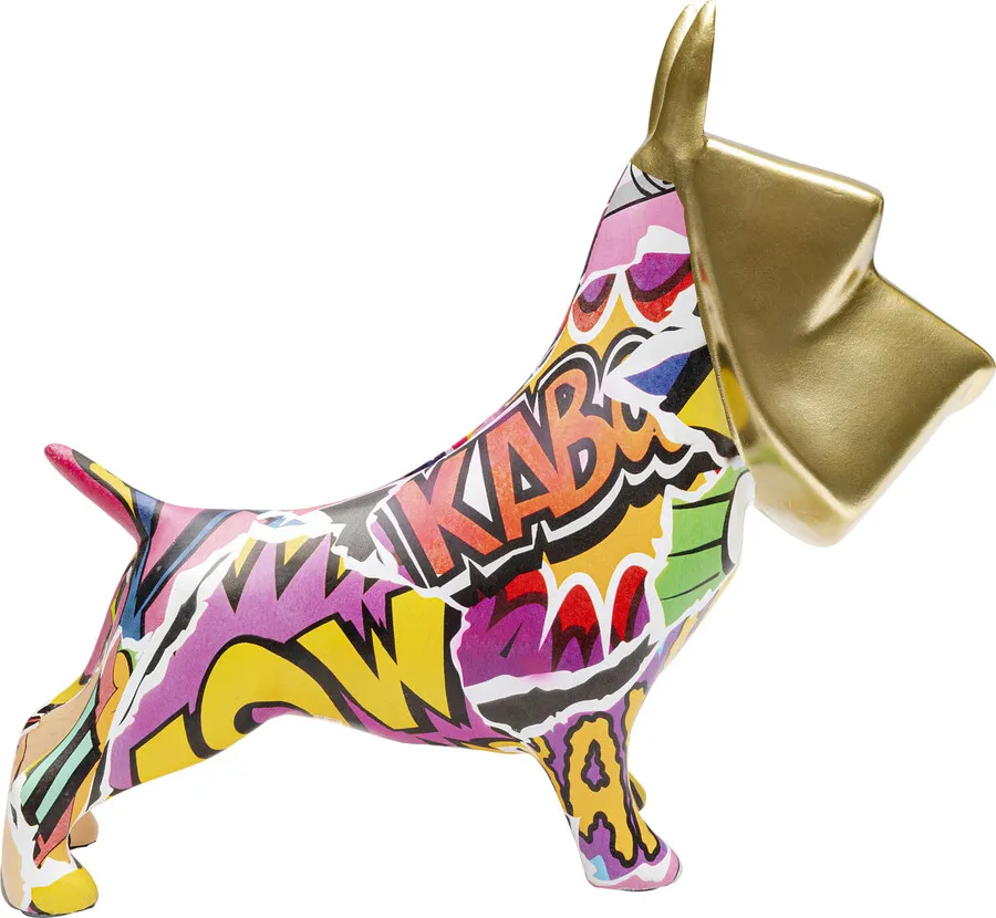 Skarbonka GRAFFITI PIXEL DOG - wielokolorowy