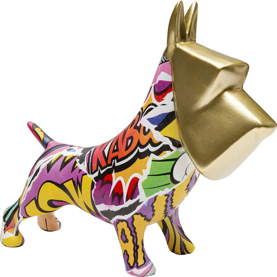 Skarbonka GRAFFITI PIXEL DOG - wielokolorowy