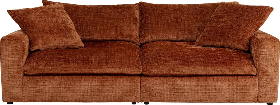 Sofa 3-osobowa CHILL RUST - rdzawy czerwony