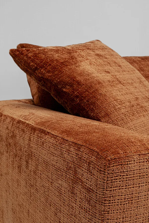 Sofa 3-osobowa CHILL RUST - rdzawy czerwony
