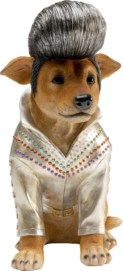 Skarbonka KING DOG - brązowy/srebrny