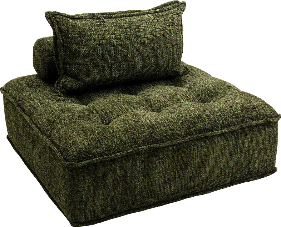Element sofy modułowej PORTOFINO - ciemny zielony