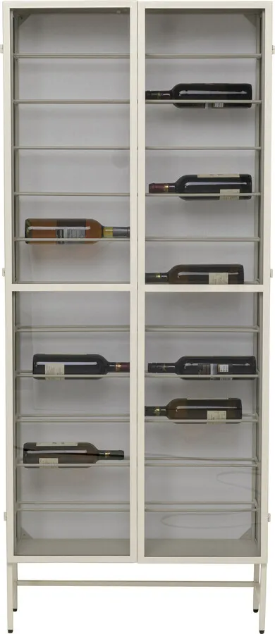 Witryna na wino LISBOA - szarobeżowy