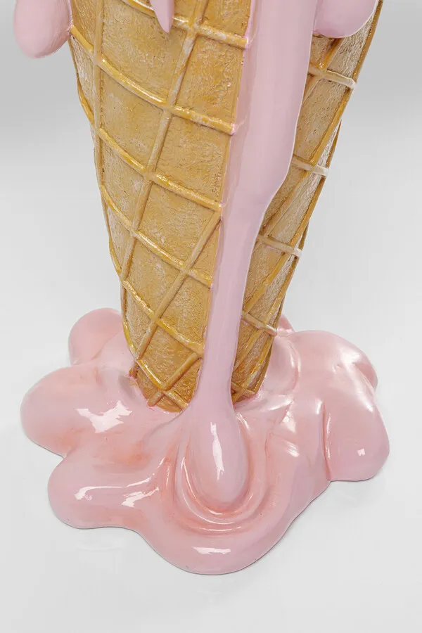 Stolik boczny okrągły ICE CREAM PINK 60 cm - różowy