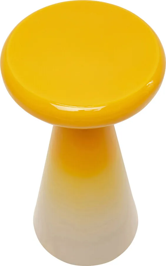 Stolik pomocniczy okrągły RICI COLORE 30 cm - żółty