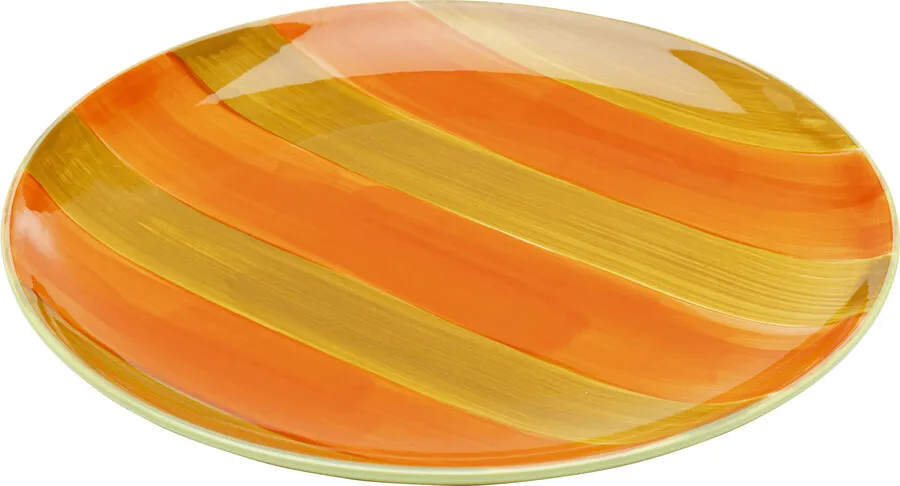 Talerz deserowy CAPRI 20 cm - pomarańczowy/żółty