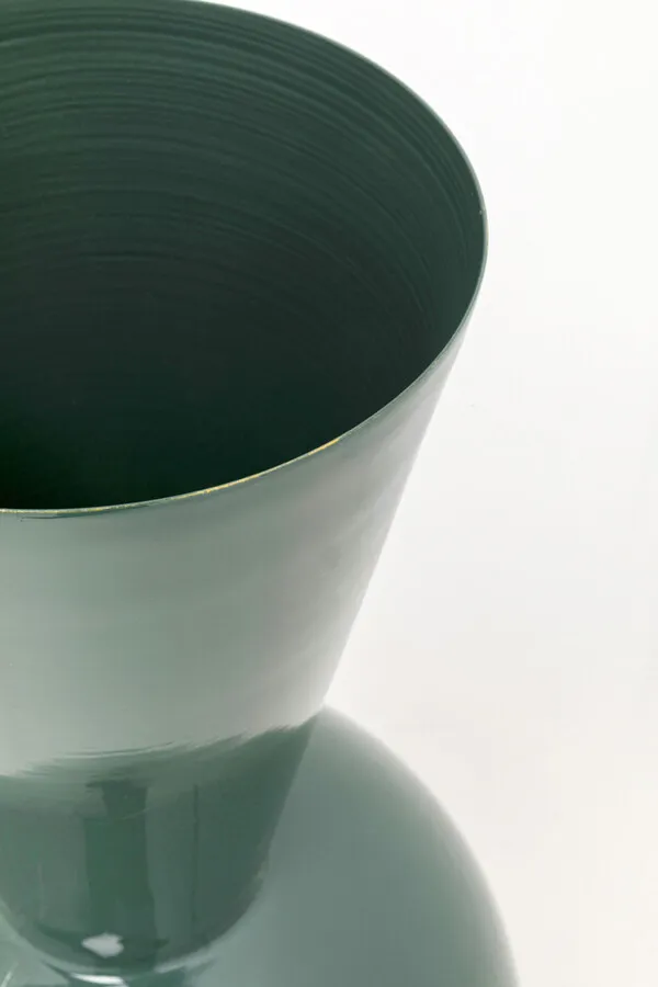Wazon stalowy BLOW 60 cm - niebieskozielony