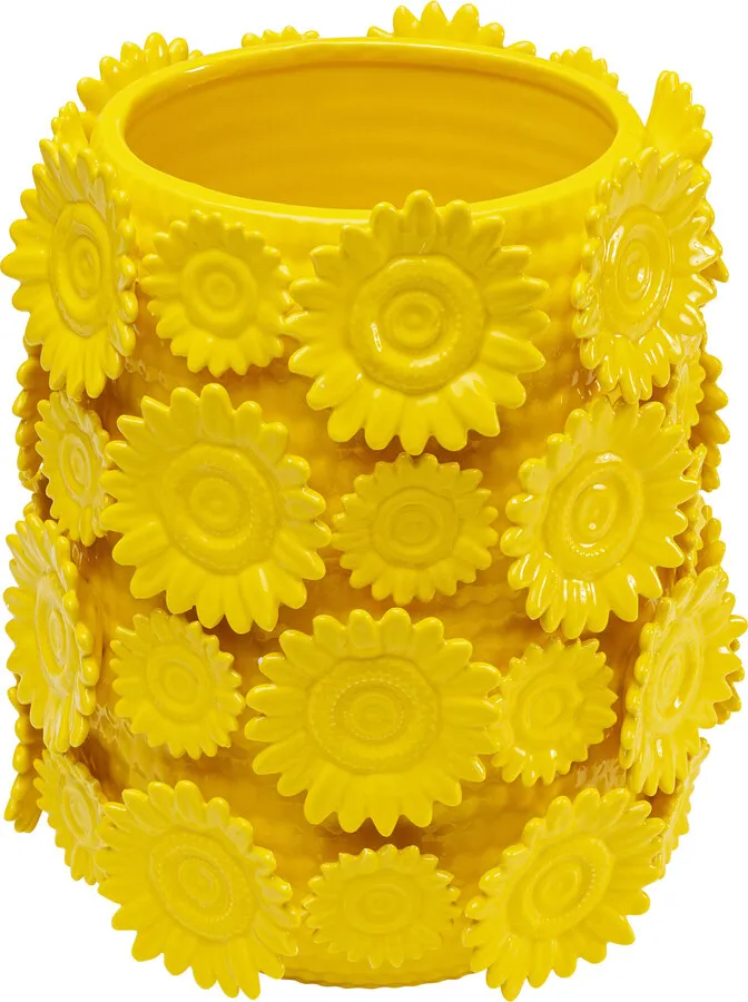 Wazon SUNFLOWERS 30 cm - żółty