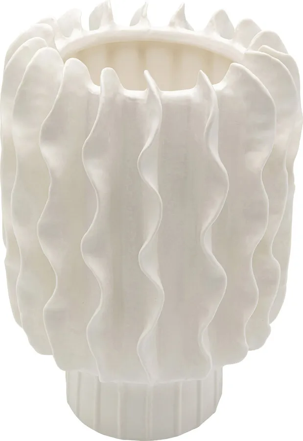 Wazon z porcelany VIENTO 26 cm - biały