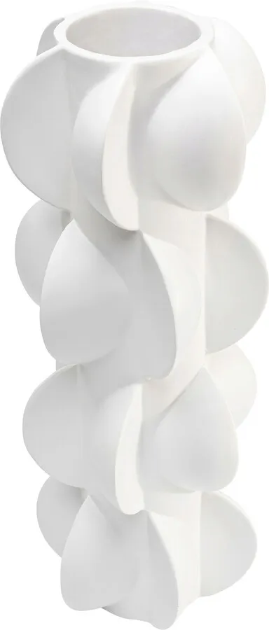 Wazon z porcelany VIENTO 35 cm - biały