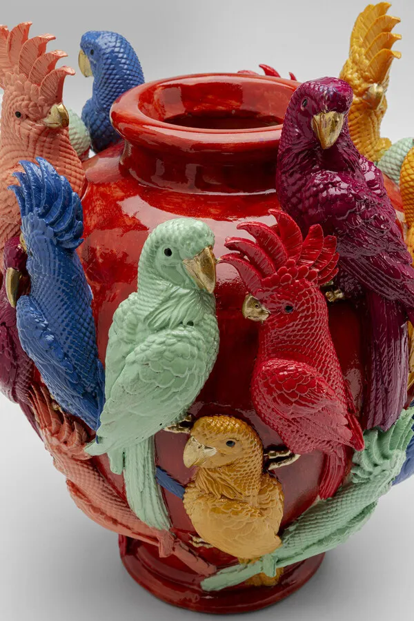 Wazon BIRDS GOSSIP - wielokolorowy